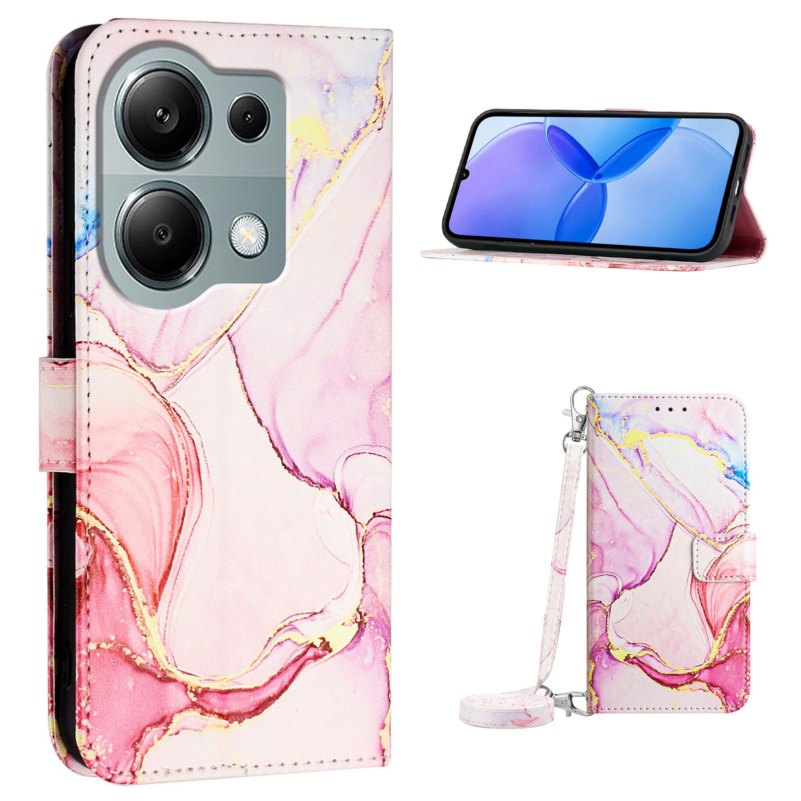 YB Pattern Printing Leather Series-6 For Xiaomi Redmi Note 13 Pro 4G / Poco M6 Pro 4G Case Wallet Stand Cover YB Pattern Printing Leather Series-6 For Xiaomi Redmi Note 13 Pro 4G / Poco M6 Pro 4G Case Wallet Stand Cover